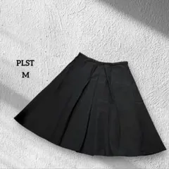 プラステ　PLST フレアスカート　膝丈　タック入り　M オフィスのサムネイル