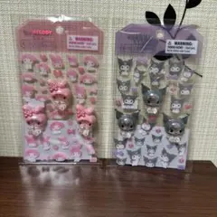サンリオ マイメロ クロミ オーロラ立体シール 2種セットのサムネイル
