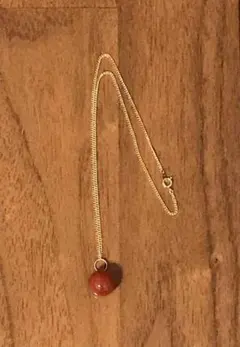 未使用◇ハンドメイド◇ネックレス◇ゴールド◇落ち着いた、素敵なお色のネックレス