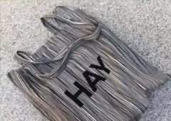 HAYトートバッグ ストライプ柄 北欧デザイン【海外購入正規品】