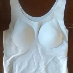 シャルレカップ付きノースリーブインナー,Lサイズ