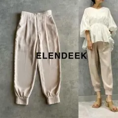 美品 ELENDEEK イージーパンツ ベビーピンク ウエストゴムのサムネイル