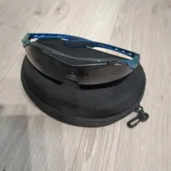 エレッセ　スポーツサングラス 青 グレー レンズ 交換レンズ付き