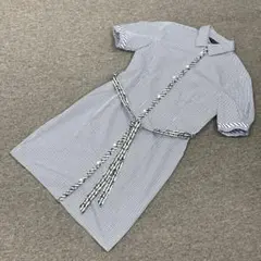 ポールスミス ブラックレーベル シャツワンピース 半袖 42 M相当 綿