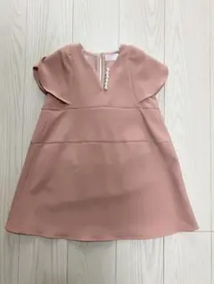 ☆YOKO CHAN ヨーコチャン フリルワンピース ピンクベージュ 36 - メルカリ