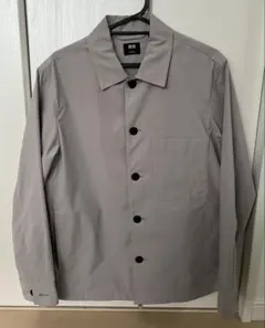 Theory × UNIQLO シャツ ジャケット ライトグレー S