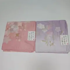 宇野千代 大判ハンカチ 2枚セット 桜柄 さくら 和風 花柄 レディース