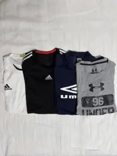スポーツTシャツ 4枚セット adidas umbro underarmour