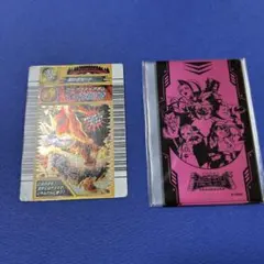 恐竜キング　カード　大炎爆発　ビッグファイアボム　スリーブ3枚