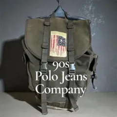 90s✨ Polo Jeans Company ラルフローレン ミリタリーバッグ