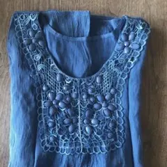 インディゴブルー チュニック