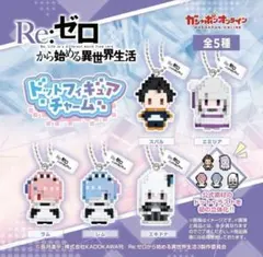 Re:ゼロから始める異世界生活ドットフィギュアチャーム 全5種コンプリートセット
