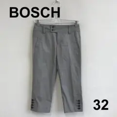 最終　C0724A11【BOSCH】クロップドパンツ　(サイズ32）グレー
