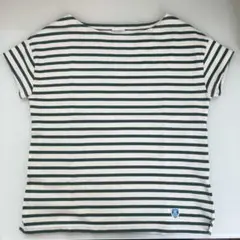 ORCIVAL グリーンボーダー　Tシャツ フリーサイズ