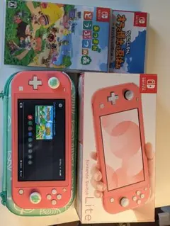 Nintendo Switch Lite ピンク 本体 ゲームソフト付き