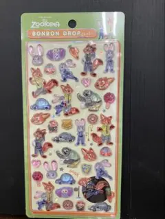 【新品】　正規品　ディズニー ズートピア　ボンボンドロップシール