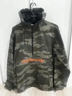 ハーフジップ マウンテンパーカー