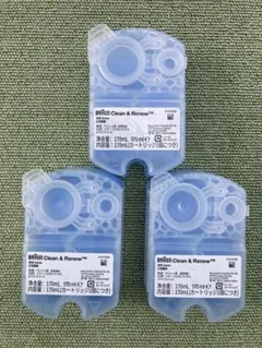 BRAUN Clean & Renew 洗浄液カートリッジ 3個セットのサムネイル