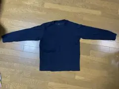 ネイビー 長袖カットソー Lサイズ ユニクロ