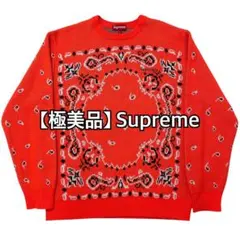 supreme 18ss Bandana sweater 美中古 2026年最新】supreme bandana sweaterの人気アイテム - メルカリ