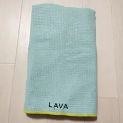 LAVA ヨガマット 水色 ワッフル生地