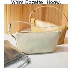 24SS ウィムガゼット Hoaw. スクエアトートバッグ ベージュ ハァウ 