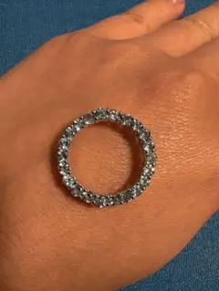 川村壱馬 AUREA. Pavé Hoop Ring【Silver925】 - メルカリ