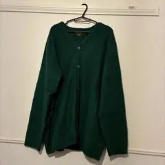 UNIVERD72 グリーン　モヘアカーディガンのサムネイル