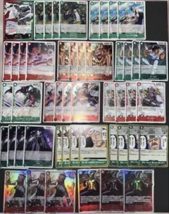 ワンピースカード　赤緑クリーク　デッキパーツ
