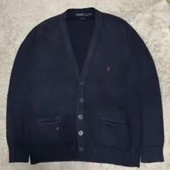 【古着】ポロラルフローレン　カーディガン　90年代