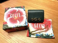 タイムセール　2時間限定！！グッチ　二つ折り財布　レディース