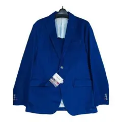 新品 ドゥクラッセ 夏用サマージャケット L 軽量 ドライタッチ 洗える 麻混青のサムネイル