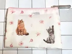 LeSportsac × MAQUIA 猫×桜 ポーチ 小サイズ 4月号