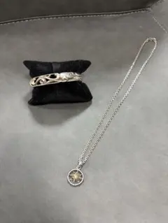 SAAD 925シルバー ネックレス＆バングルセット