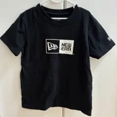 ⭐️着用回数少なめ⭐️ NEW ERA ブラック Tシャツ 130