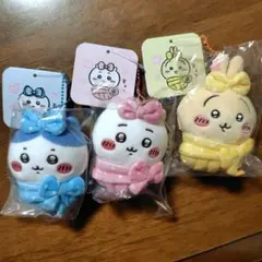 【新品未開封】ちいかわ　キュッ おくるみぷちミニマスコット3個セット