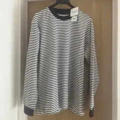 ユニクロ エアリズム　コットンボーダーT シャツ　XL