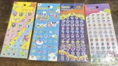 セリア　たまごっちプチプチシール　4種セット