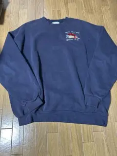Lee ネイビー 刺繍入り スウェット