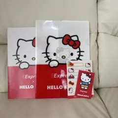 HELLO KITTY クリアファイル 3点セット