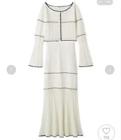 SNIDEL クロシェニットセットアップ