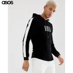 エイソス メンズ パーカー ブラック XXL