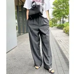 ☆未使用☆isook ベルトデザインサロペットパンツ グレー - メルカリ