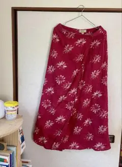 Eddie Bauer 花柄　ロングスカート