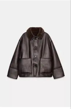 ZARA リバーシブルダブルフェイスジャケット