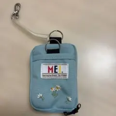 MEI green label relaxing別注　キーポーチ　水色