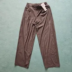 ユニクロ UNIQLO ウルトラストレッチ エアリズム ワイドパンツ+丈長め M