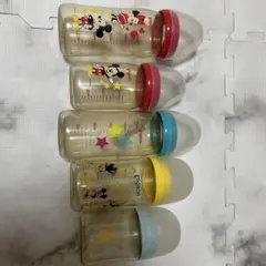 Pigeon 哺乳瓶 5本セット　ミッキー