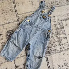 デニムオーバーオール ライトブルー