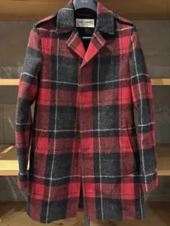 【2020AW】SAINT LAURENT サンローラン　チェック柄　コートのサムネイル